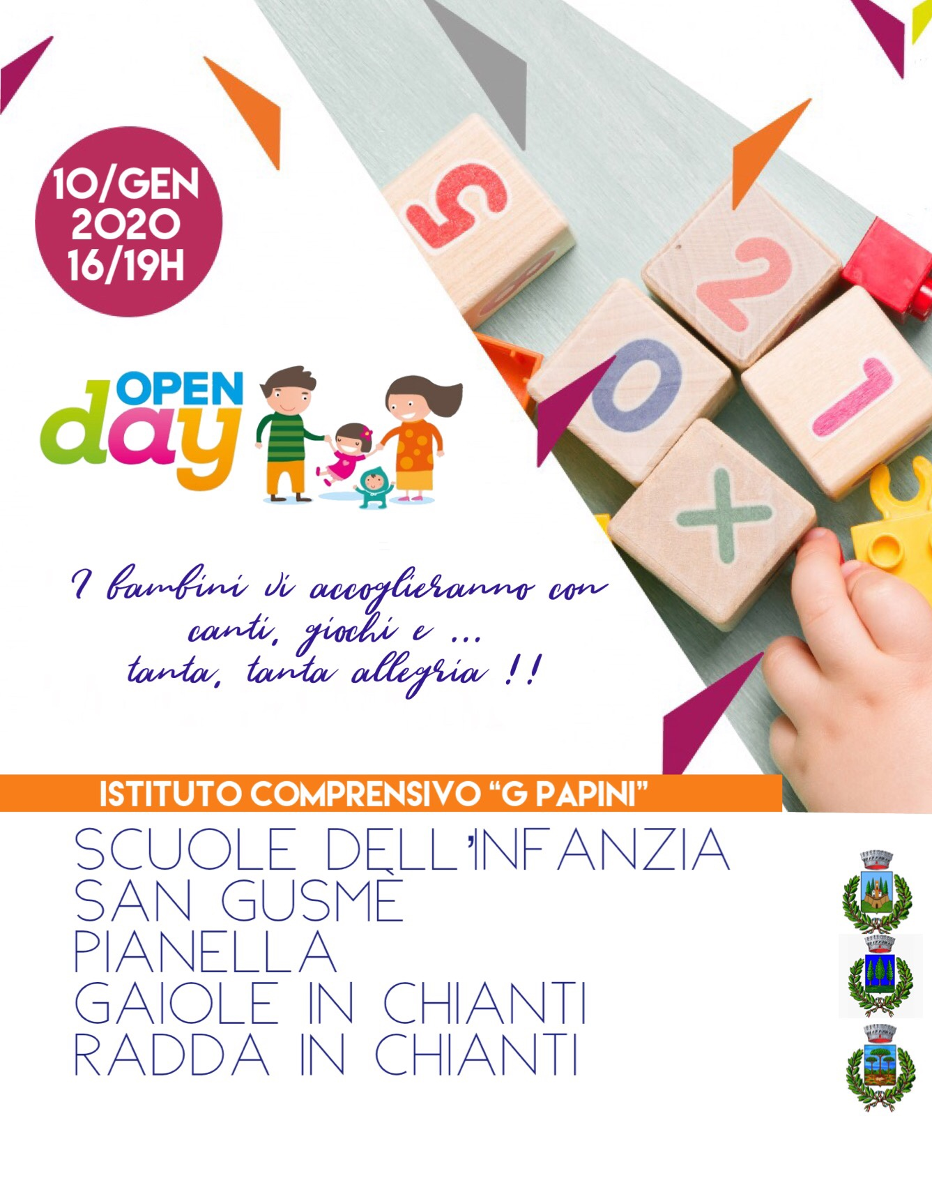 locandina open day infanzia